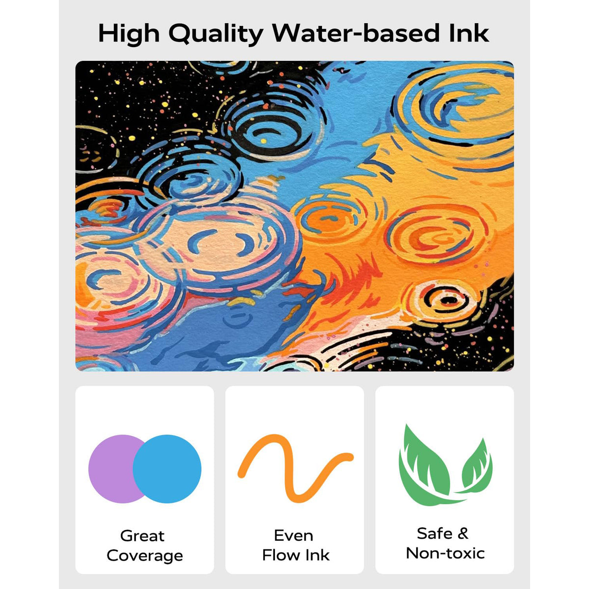 JusArt 24 Colors Dual Tip Acrylic Paint Pens Markers, Brush and Fine Tip, Premium Paint Pens for Wood, Canvas, Egg, Stone, Fabric, Rocks, Metal, Glass, Ceramic, DIY Crafts Making Art Supplies Gifts